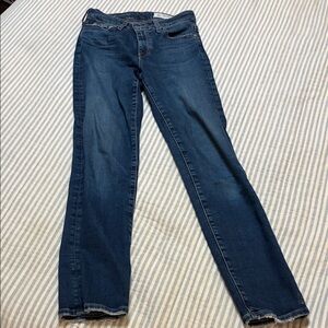 AG Mari Mid-Rise Slim Straight Jeans